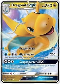 Dragonite GX - Dragon Majesty - Pokemon card