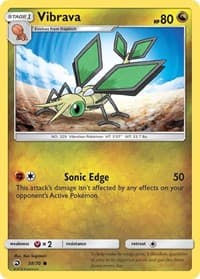 Vibrava - Dragon Majesty - Pokemon card
