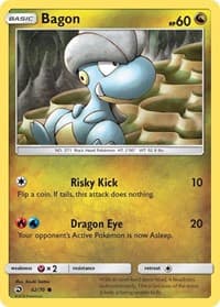 Bagon - Dragon Majesty - Pokemon card