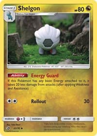 Shelgon - Dragon Majesty - Pokemon card
