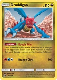 Druddigon - Dragon Majesty - Pokemon card