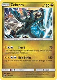 Zekrom - Dragon Majesty - Pokemon card