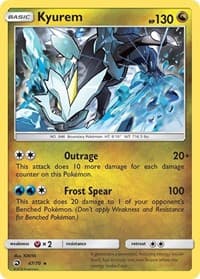 Kyurem - Dragon Majesty - Pokemon card