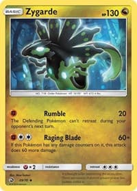 Zygarde - Dragon Majesty - Pokemon card