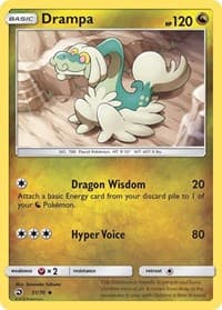 Drampa - Dragon Majesty - Pokemon card