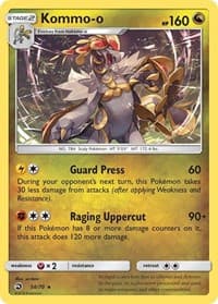Kommo-o - Dragon Majesty - Pokemon card