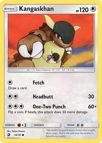 Kangaskhan - Dragon Majesty - Pokemon card