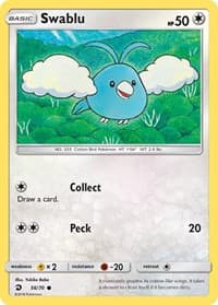Swablu (56) - Dragon Majesty - Pokemon card