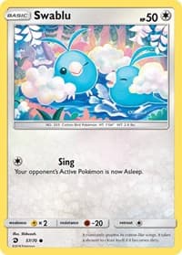Swablu (57) - Dragon Majesty - Pokemon card