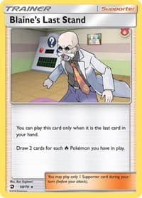 Blaine's Last Stand - Dragon Majesty - Pokemon card
