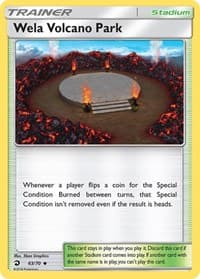 Wela Volcano Park - Dragon Majesty - Pokemon card