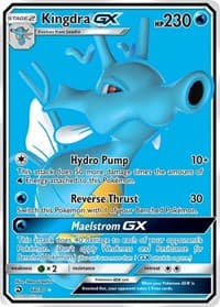 Kingdra GX (Full Art) - Dragon Majesty - Pokemon card