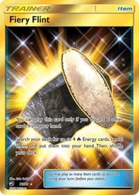 Fiery Flint (Secret) - Dragon Majesty - Pokemon card