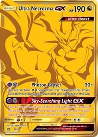 Ultra Necrozma GX (Secret) - Dragon Majesty - Pokemon card