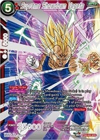 Supreme Showdown Vegeta (SPR) - World Martial Arts Tournament - Dragon Ball Super: Masters card