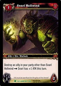 Snarl Hellwind - Fires of Outland - WoW card