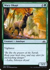 Wary Okapi - Guilds of Ravnica - Magic: The Gathering card