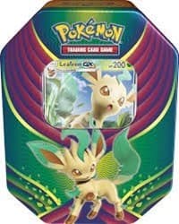 Evolution Celebration Tin [Leafeon GX] - SM - Celestial Storm - Pokemon card