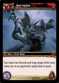 Sus'vayin - Fires of Outland - WoW card