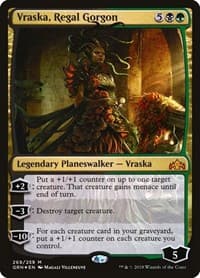 Vraska, Regal Gorgon - Guilds of Ravnica - Magic: The Gathering card