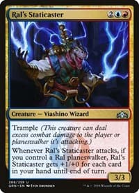 Ral's Staticaster - Guilds of Ravnica - Magic: The Gathering card