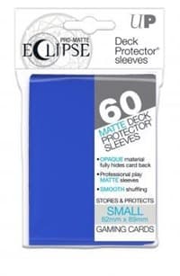 PRO-Matte Eclipse Small Deck Protector Sleeves - Pacific Blue (Classic) (60-Pack) - Ultra Pro Card Sleeves - Card Sleeves card
