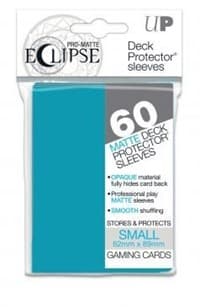 PRO-Matte Eclipse Small Deck Protector Sleeves - Sky Blue (Classic) (60-Pack) - Ultra Pro Card Sleeves - Card Sleeves card