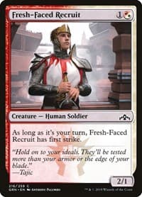 Fresh-Faced Recruit - Guilds of Ravnica - Magic: The Gathering card