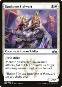 Sunhome Stalwart - Guilds of Ravnica - Magic: The Gathering card