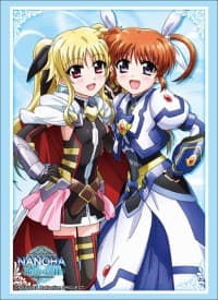 Bushiroad Sleeve Collection HG Vol.1572: Magical Girl Lyrical Nanoha Reflection - Nanoha & Fate (60-Pack) - Bushiroad Card Sleeves - Card Sleeves card