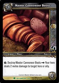Master Cannoneer Boots - Fires of Outland - WoW card