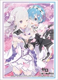 Bushiroad Sleeve Collection HG Vol.1613: Re:ZERO - Emilia & Rem (60-Pack) - Bushiroad Card Sleeves - Card Sleeves card