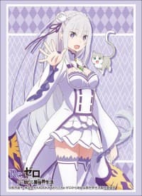 Bushiroad Sleeve Collection HG Vol.1615: Re:ZERO - Emilia (60-Pack) - Bushiroad Card Sleeves - Card Sleeves card
