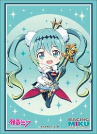 Bushiroad Sleeve Collection HG Vol.1618: Vocaloid - Racing Miku Ver.2018 "Nendoroid" (60-Pack) - Bushiroad Card Sleeves - Card Sleeves card