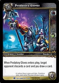 Predatory Gloves - Fires of Outland - WoW card
