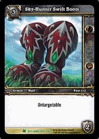 Sky-Hunter Swift Boots - Fires of Outland - WoW card
