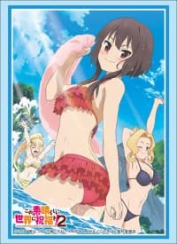 Bushiroad Sleeve Collection HG Vol.1640: KonoSuba 2 - Megumin Swimsuit Version (60-Pack) - Bushiroad Card Sleeves - Card Sleeves card