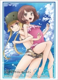 Bushiroad Sleeve Collection HG Vol.1642: Sword Art Online Alternative: Gun Gale Online - Llenn & Fukaziroh Swimsuit Version (60-Pack) - Bushiroad Card Sleeves - Card Sleeves card
