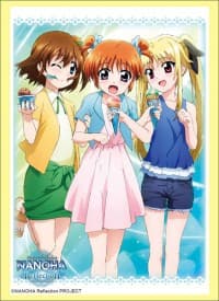 Bushiroad Sleeve Collection HG Vol.1648: Magical Girl Lyrical Nanoha Reflection - Nanoha & Fate & Hayate (60-Pack) - Bushiroad Card Sleeves - Card Sleeves card