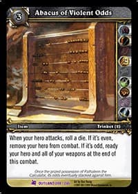 Abacus of Violent Odds - Fires of Outland - WoW card