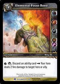Elemental Focus Band - Fires of Outland - WoW card