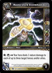Masterwork Stormhammer - Fires of Outland - WoW card