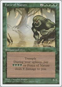 Force of Nature - Fourth Edition - Magic: The Gathering card