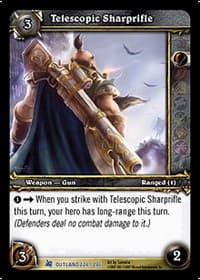 Telescopic Sharprifle - Fires of Outland - WoW card