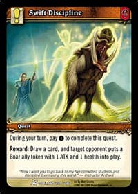 Swift Discipline - Fires of Outland - WoW card