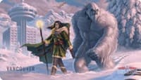 Magic Grand Prix 2016 Playmat: Vancouver BC (Version 3) - Craig J Spearing Commissioned Artwork - Magic Promotional Playmats - Playmats card
