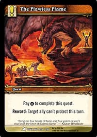 The Flawless Flame - Fires of Outland - WoW card