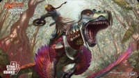 Magic Grand Prix 2017 Playmat: Atlanta - Sun-Blessed Mount - Magic Promotional Playmats - Playmats card