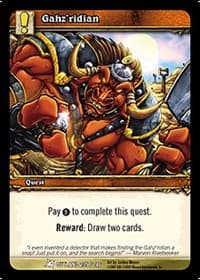 Gahz'ridian - Fires of Outland - WoW card