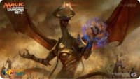 Magic Grand Prix 2017 Playmat: Metz - Damnation - Magic Promotional Playmats - Playmats card